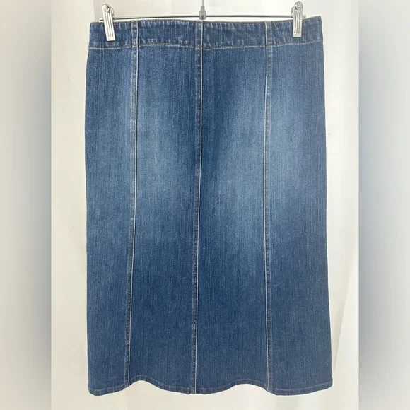 VTG y2k GAP Low Rise Midi Skirt - Picture 2 of 4